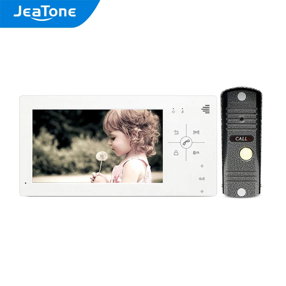 JeaTone Новый Проводной Домашний видео домофон с 110 ° миниатюрный дверной звонок, двойной разблокировка, автоматическая запись, многоязычный
JeaTone Новый Проводной Домашний видео домофон с 110 ° миниатюрный дверной звонок, двойной разблокировка, автоматическая запись, многоязычный