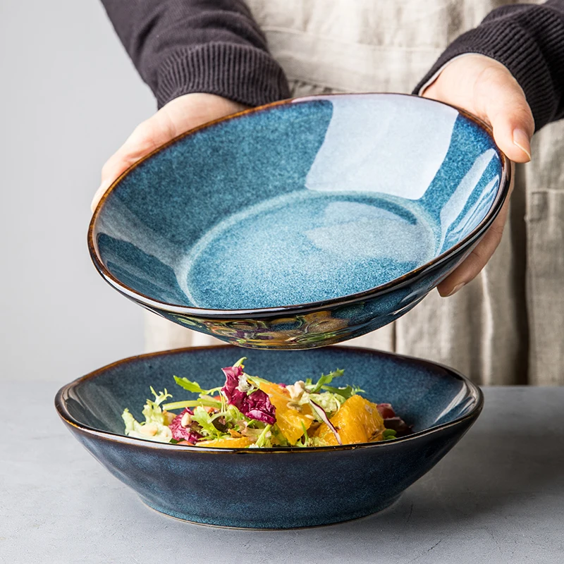 Sydney Blue Irregular Art Plate Home European Ceramic Rice Plate Dish Plate Ins Retro Style Shallow Bowl Deep Plate 7.5 Inch
Sydney Blue Irregular Art Plate Home European Ceramic Rice Plate Dish Plate Ins Retro Style Shallow Bowl Deep Plate 7.5 Inch