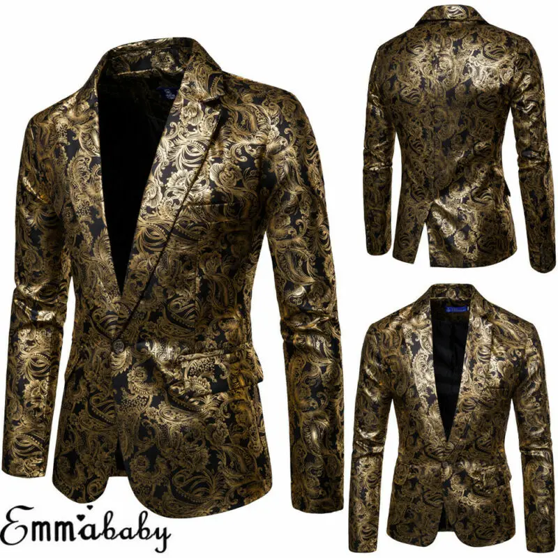 2020 New Men Luxury Blazer Slim Fit Formal One Button Suit Blazer Business Work Coat Jacket Outwear Plus Size M-3XL
2020 New Men Luxury Blazer Slim Fit Formal One Button Suit Blazer Business Work Coat Jacket Outwear Plus Size M-3XL