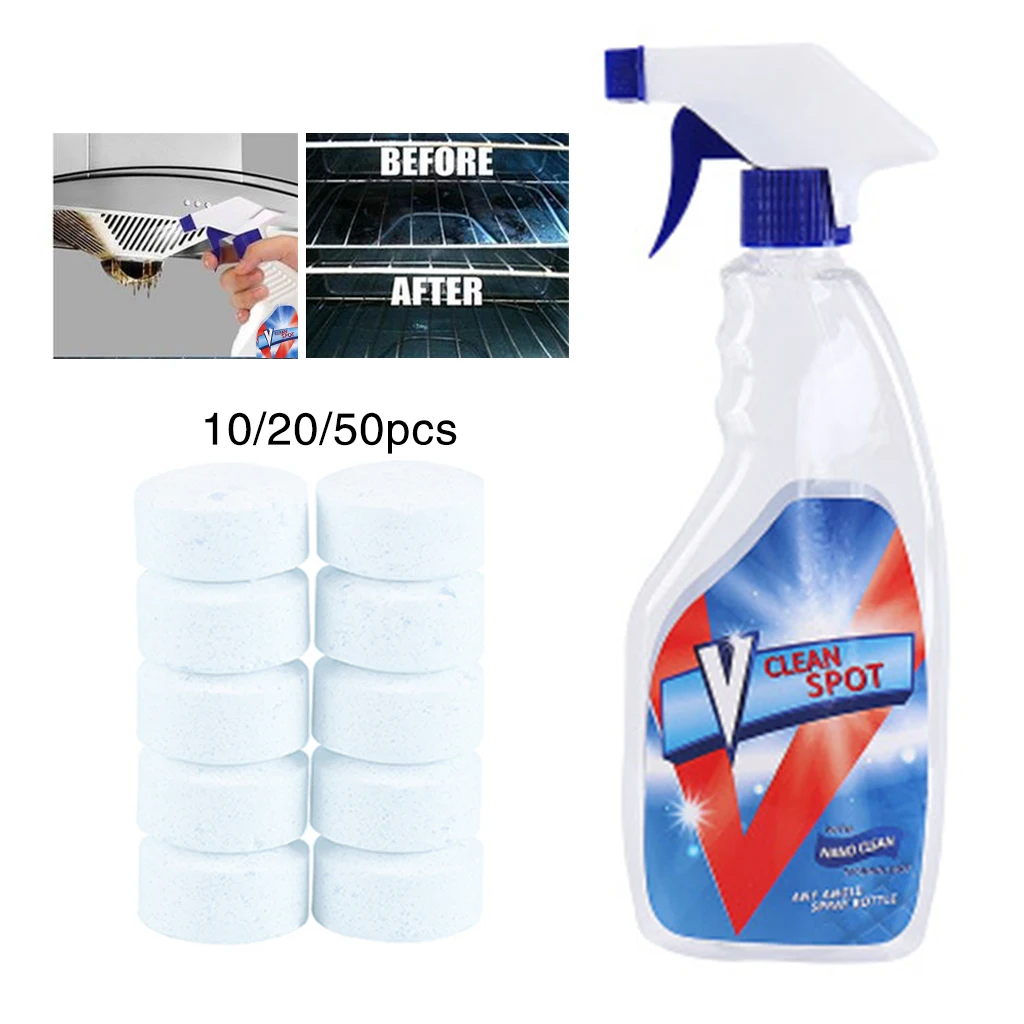10/20/50 Pcs Multifunctional Effervescent Spray Cleaner Set Bottle Clean Spot with Home Cleaning Concentrate Home Cleaning Tools
10/20/50 Pcs Multifunctional Effervescent Spray Cleaner Set Bottle Clean Spot with Home Cleaning Concentrate Home Cleaning Tools