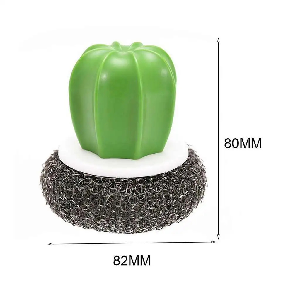 3pcs Cute Cactus Kitchen Supplies Artifact Steel Ball Washing Brush Cleaning Tool Accessories 
3pcs Cute Cactus Kitchen Supplies Artifact Steel Ball Washing Brush Cleaning Tool Accessories