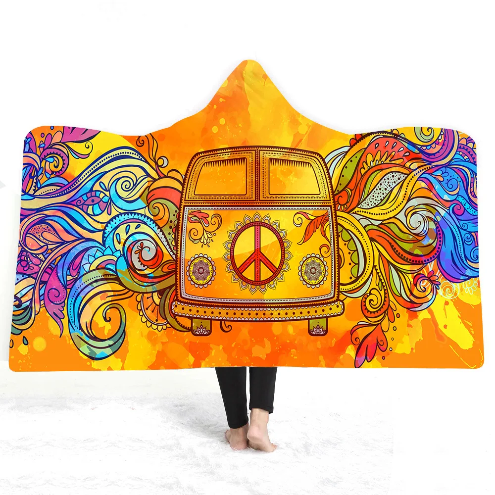 Hip Hop Hippie Color Pattern Hooded Blanket Super Soft Cashmere No Pilling Double Thicken Winter No Longer Cold Camping Travel
Hip Hop Hippie Color Pattern Hooded Blanket Super Soft Cashmere No Pilling Double Thicken Winter No Longer Cold Camping Travel