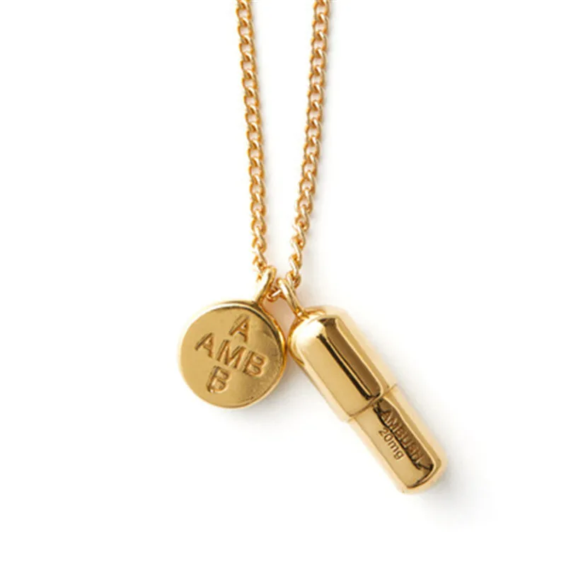 Ambush Necklace Capsule Pill Pendant Women Men Street Hip-Hop Male Female Couple Gift Ambush Necklace
Ambush Necklace Capsule Pill Pendant Women Men Street Hip-Hop Male Female Couple Gift Ambush Necklace