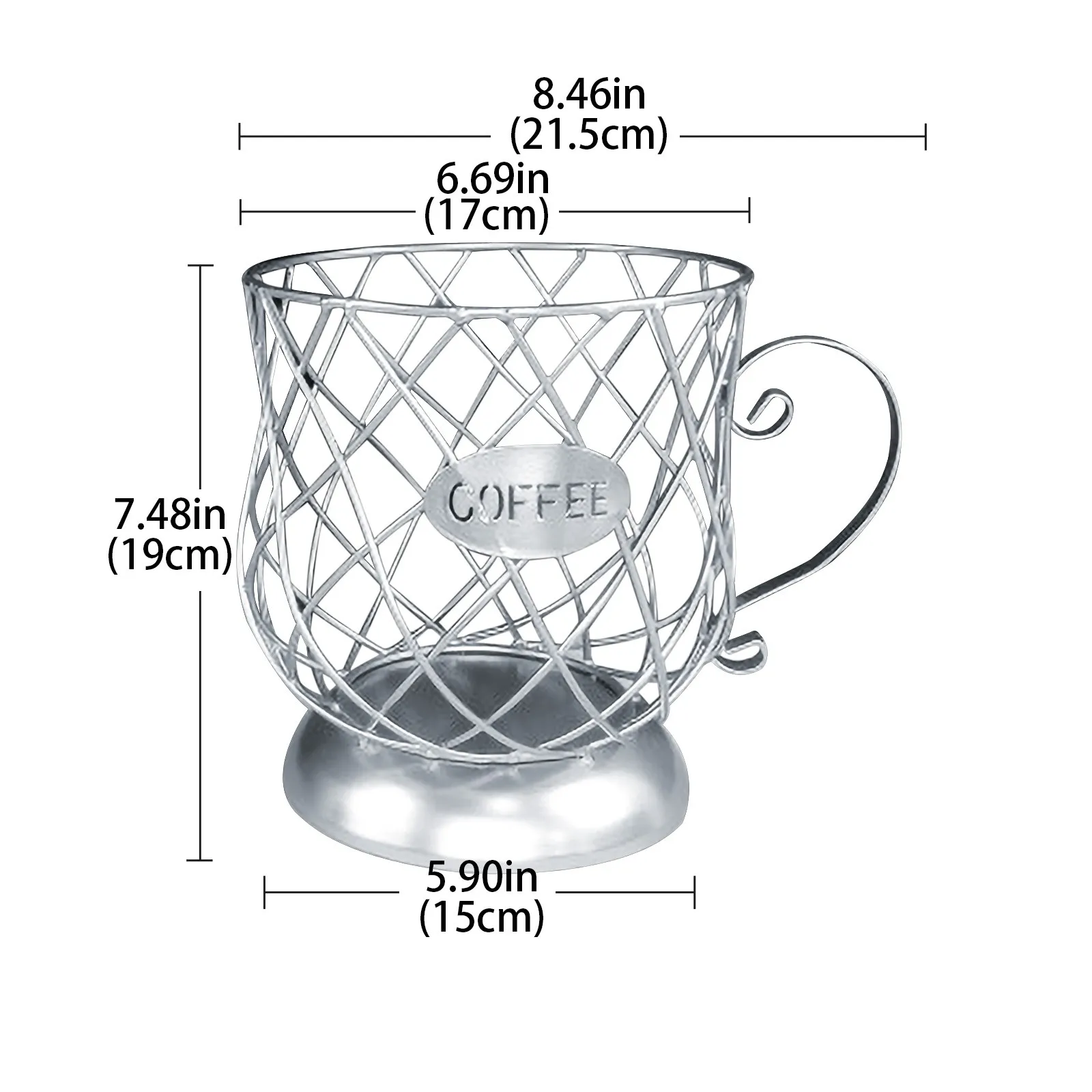 Cup-Shaped Coffee Pod Holder Storage Rack For Counter Coffee Bar Interest metal coffee cup holder storage box coffee table rack
Cup-Shaped Coffee Pod Holder Storage Rack For Counter Coffee Bar Interest metal coffee cup holder storage box coffee table rack