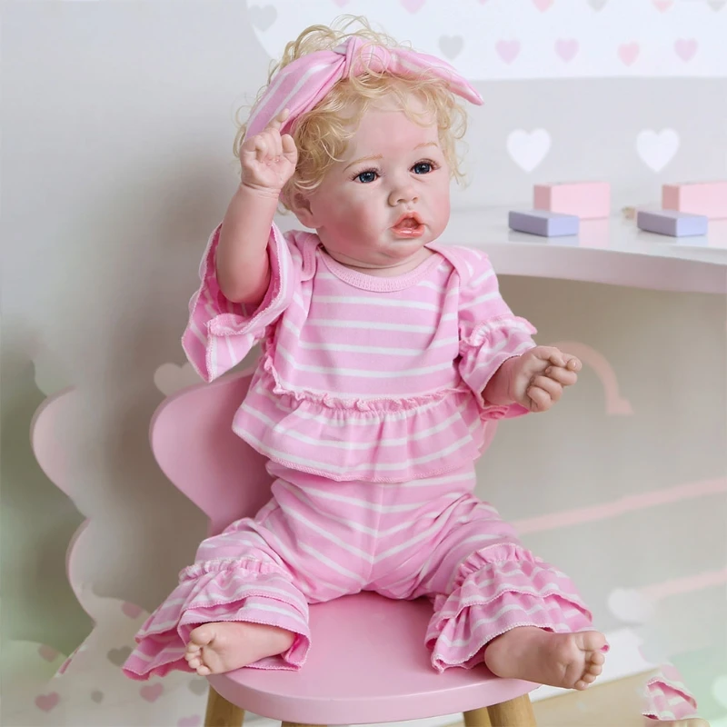 85DE 55cm Realistic Doll Full Soft Silicone Vinyl Toddler Babies Lifelike Girl Birthday Gift Washable Toy
85DE 55cm Realistic Doll Full Soft Silicone Vinyl Toddler Babies Lifelike Girl Birthday Gift Washable Toy