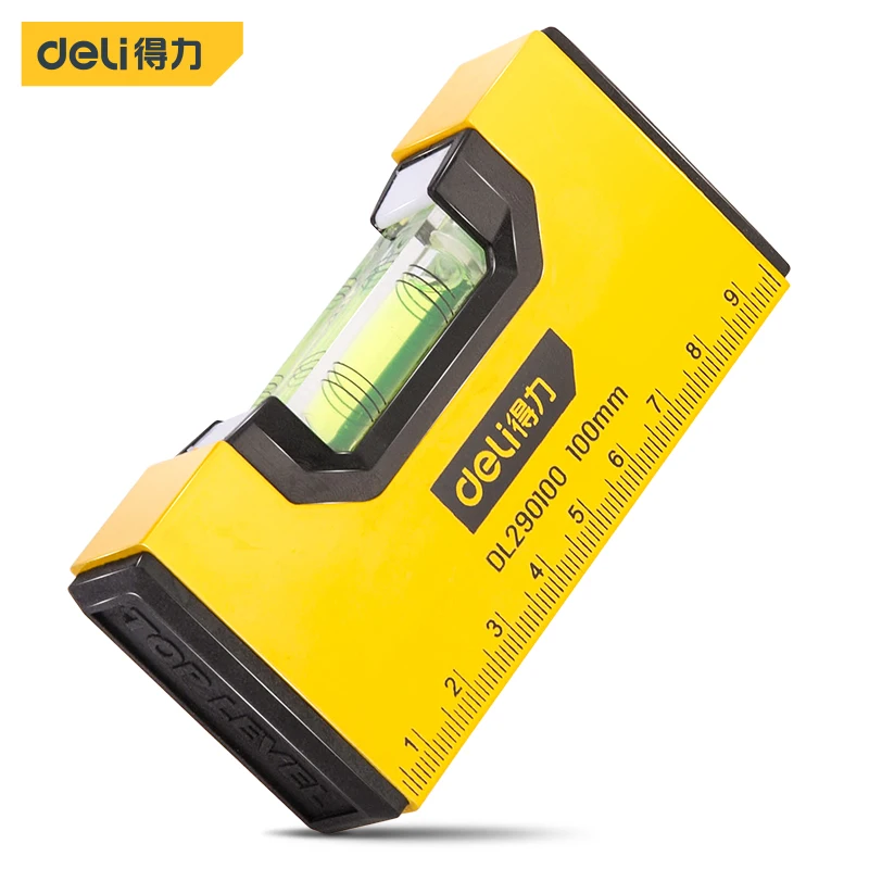Deli290100 Mini Digital Protractor Angle Finder Inclinometer Electronic Measurement Level Slope Test Ruler Length 100mm Aluminum
Deli290100 Mini Digital Protractor Angle Finder Inclinometer Electronic Measurement Level Slope Test Ruler Length 100mm Aluminum