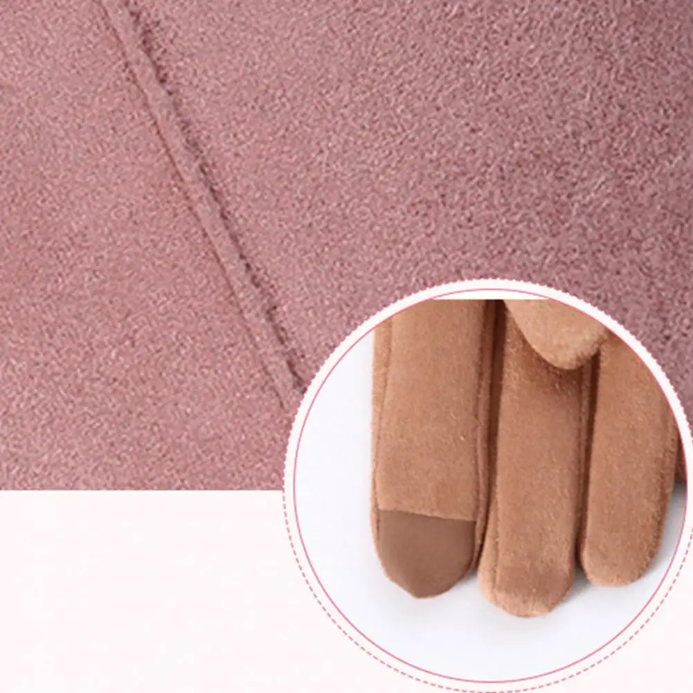 Gloves Women Autumn Winter Full Finger Touch Screen Suede Plush Liner Thick Warm Gloves
Gloves Women Autumn Winter Full Finger Touch Screen Suede Plush Liner Thick Warm Gloves