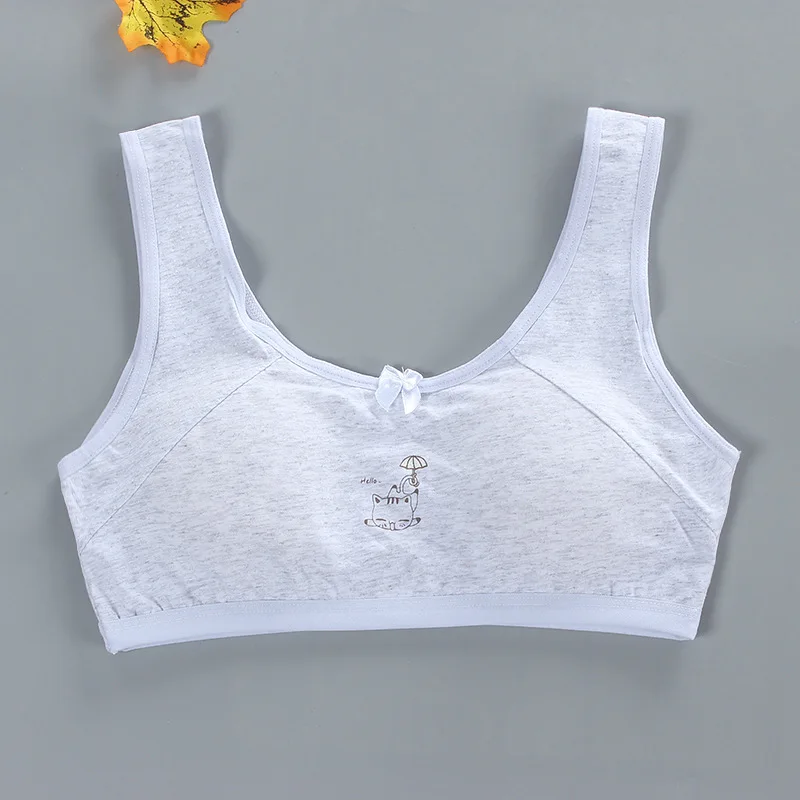 Teenage Kids Bra Girls Underwear Clothing Cotton Teen Sports Bra with Chest Pad Puberty Girl training Bra Children Underclothes
Teenage Kids Bra Girls Underwear Clothing Cotton Teen Sports Bra with Chest Pad Puberty Girl training Bra Children Underclothes