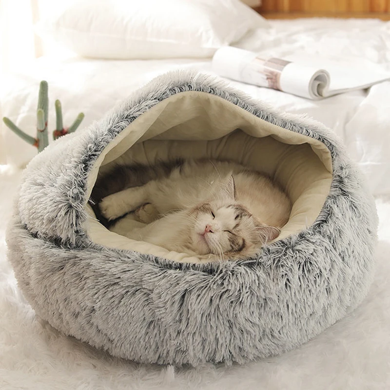 2021 Winter Cat Bed 40 50 CM Round Plush Warm Soft Pet Bed Soft Long Plush For Small Dogs Nest 2 In 1 Puppy Sleeping Bag
2021 Winter Cat Bed 40 50 CM Round Plush Warm Soft Pet Bed Soft Long Plush For Small Dogs Nest 2 In 1 Puppy Sleeping Bag