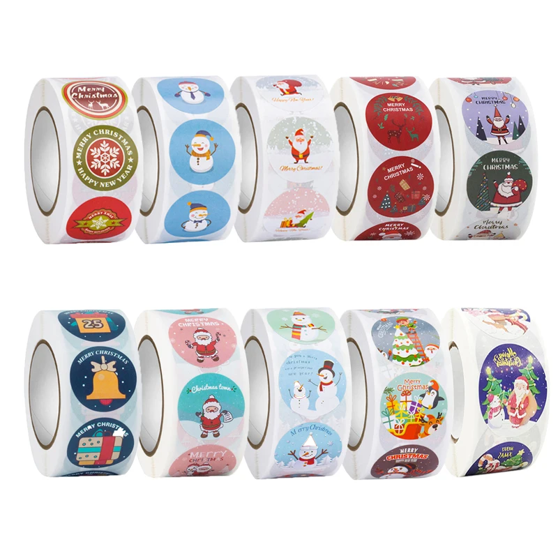 500Pcs/Roll Merry Christmas Stickers Santa Claus Snowman Animals Tree Decorative Wrapping Happy New Year Gift Box Label Xmas Tag
500Pcs/Roll Merry Christmas Stickers Santa Claus Snowman Animals Tree Decorative Wrapping Happy New Year Gift Box Label Xmas Tag