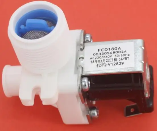 Запчасти для стиральной машины одинарный соленоид клапан FCD180A 00330508002|Запчасти