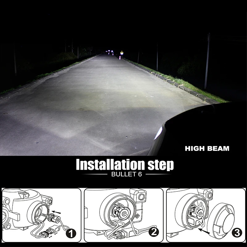 B6S car LED headlights far and near car led light integrated 30W 4200Lm 6000K h1 h3 H4 H7 H11 H13
B6S car LED headlights far and near car led light integrated 30W 4200Lm 6000K h1 h3 H4 H7 H11 H13