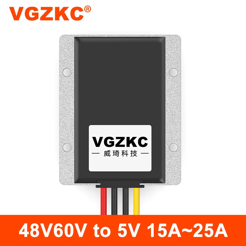 VGZKC 48V60V to 5V car power converter 60V to 5V car LED display special waterproof power module
VGZKC 48V60V to 5V car power converter 60V to 5V car LED display special waterproof power module