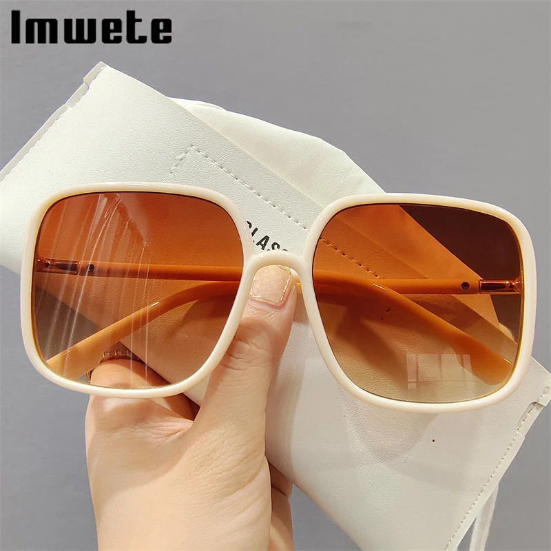 Imwete Luxury Oversized Sunglasses Women New Sqaure Sunglasses Outdoors Shades for Sexy Lady Classic Gradient Eyewear UV400
Imwete Luxury Oversized Sunglasses Women New Sqaure Sunglasses Outdoors Shades for Sexy Lady Classic Gradient Eyewear UV400
