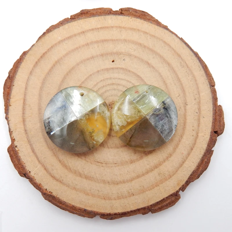 Natural stone Yellow Opal,Labradorite,Blue Kyanite Intarsia Fashion gemstone earring jewelry 20x5mm 7.5g
Natural stone Yellow Opal,Labradorite,Blue Kyanite Intarsia Fashion gemstone earring jewelry 20x5mm 7.5g