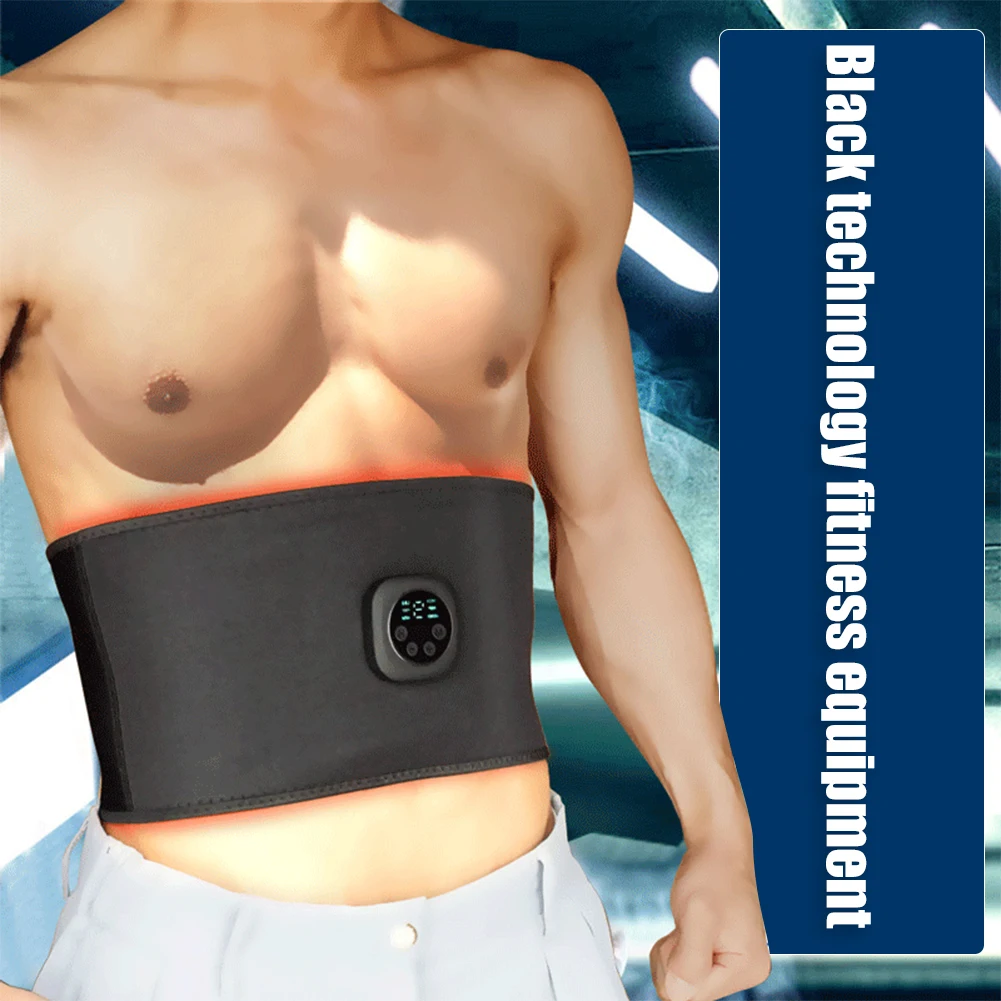 EMS Electronic Abdominal Belt Muscle Stimulator Slimming Waist Band Waist Trainer Weight Loss Body Shaper Home Fitness Equipment
EMS Electronic Abdominal Belt Muscle Stimulator Slimming Waist Band Waist Trainer Weight Loss Body Shaper Home Fitness Equipment