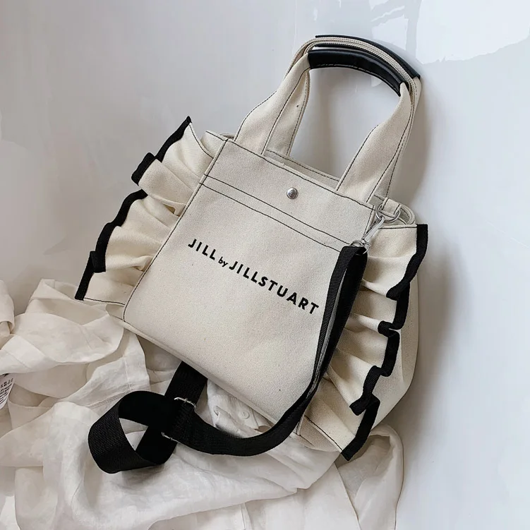 Designer canvas ladies handbags large capacity ruffle design ladies one-shoulder messenger casual big handbags casual travel bag
Designer canvas ladies handbags large capacity ruffle design ladies one-shoulder messenger casual big handbags casual travel bag