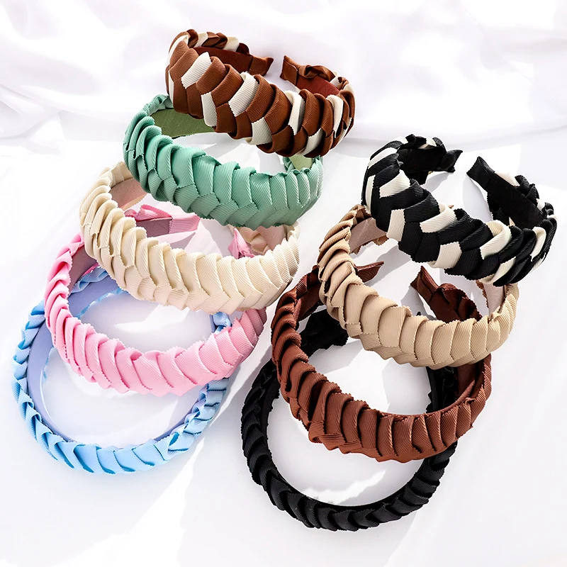INS Webbing Braid Hairband Patchwork Ornament Headbands Handmade Turban For Girls Women Hair Hoop Hair Accessories Headwear
INS Webbing Braid Hairband Patchwork Ornament Headbands Handmade Turban For Girls Women Hair Hoop Hair Accessories Headwear