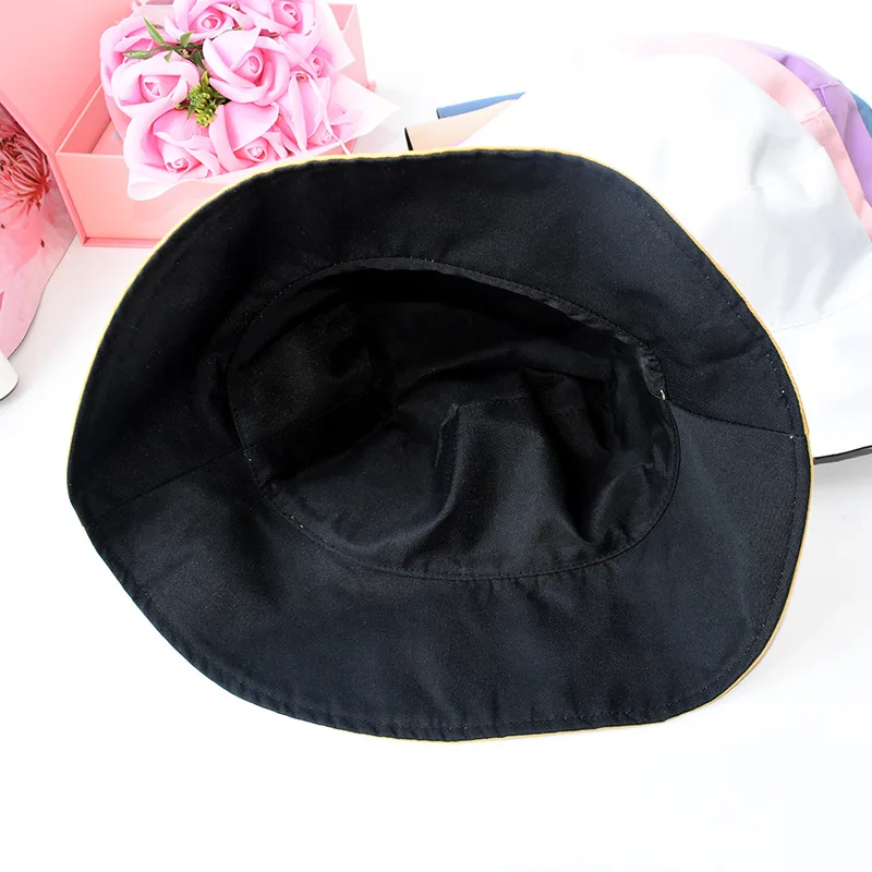 Fashion Women Solid Color Flat Blank Reversible Fisherman Sun Hat Bucket Cap Folding Anti-Sunlight Double Side Bucket Hat ZZ-338
Fashion Women Solid Color Flat Blank Reversible Fisherman Sun Hat Bucket Cap Folding Anti-Sunlight Double Side Bucket Hat ZZ-338