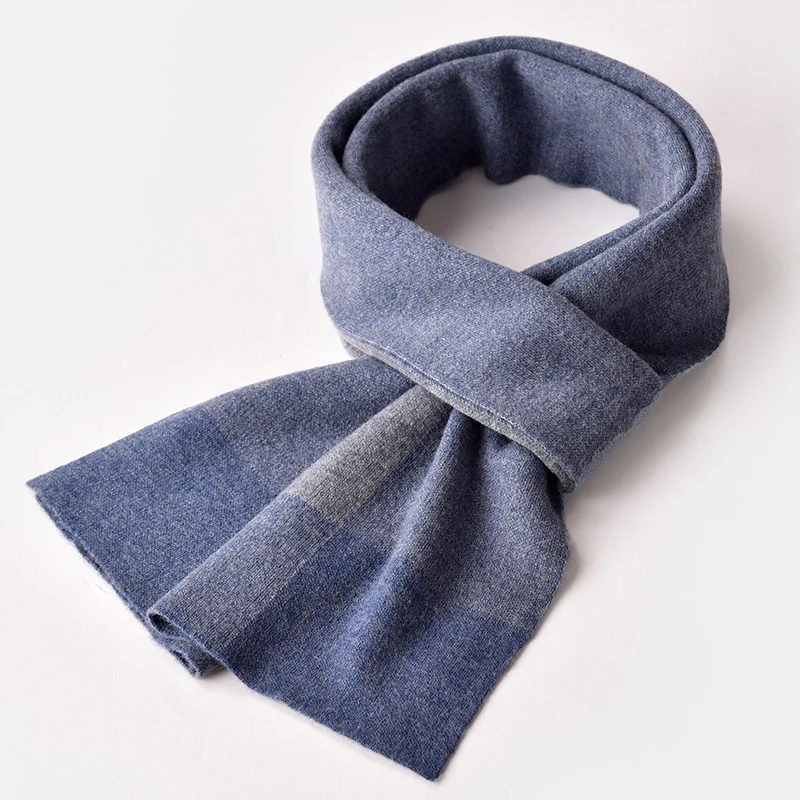 

Зима 100% шарф из овечьей шерсти для мужчин бренд 2019 плед Теплое кольцо Echarpe обертывания мужские пашмины глушитель Foulard синие шерстяные шарфы