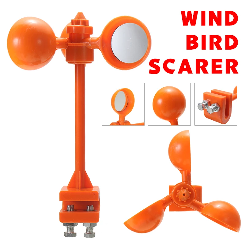 High Wind Speed Without Infinite Rotation Outdoors Pest Bird Repeller Wind Power Bird Pest Control Garden Supplies
High Wind Speed Without Infinite Rotation Outdoors Pest Bird Repeller Wind Power Bird Pest Control Garden Supplies