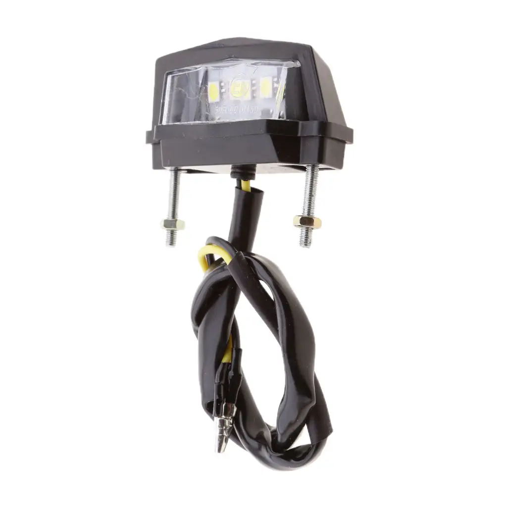 Motorcycle 3 LED Rear Tail Stop White Light Lamp For Braking/License Plate Light For Yamaha/Honda/Kawasaki/Suzuki ATV Quad Etc
Motorcycle 3 LED Rear Tail Stop White Light Lamp For Braking/License Plate Light For Yamaha/Honda/Kawasaki/Suzuki ATV Quad Etc