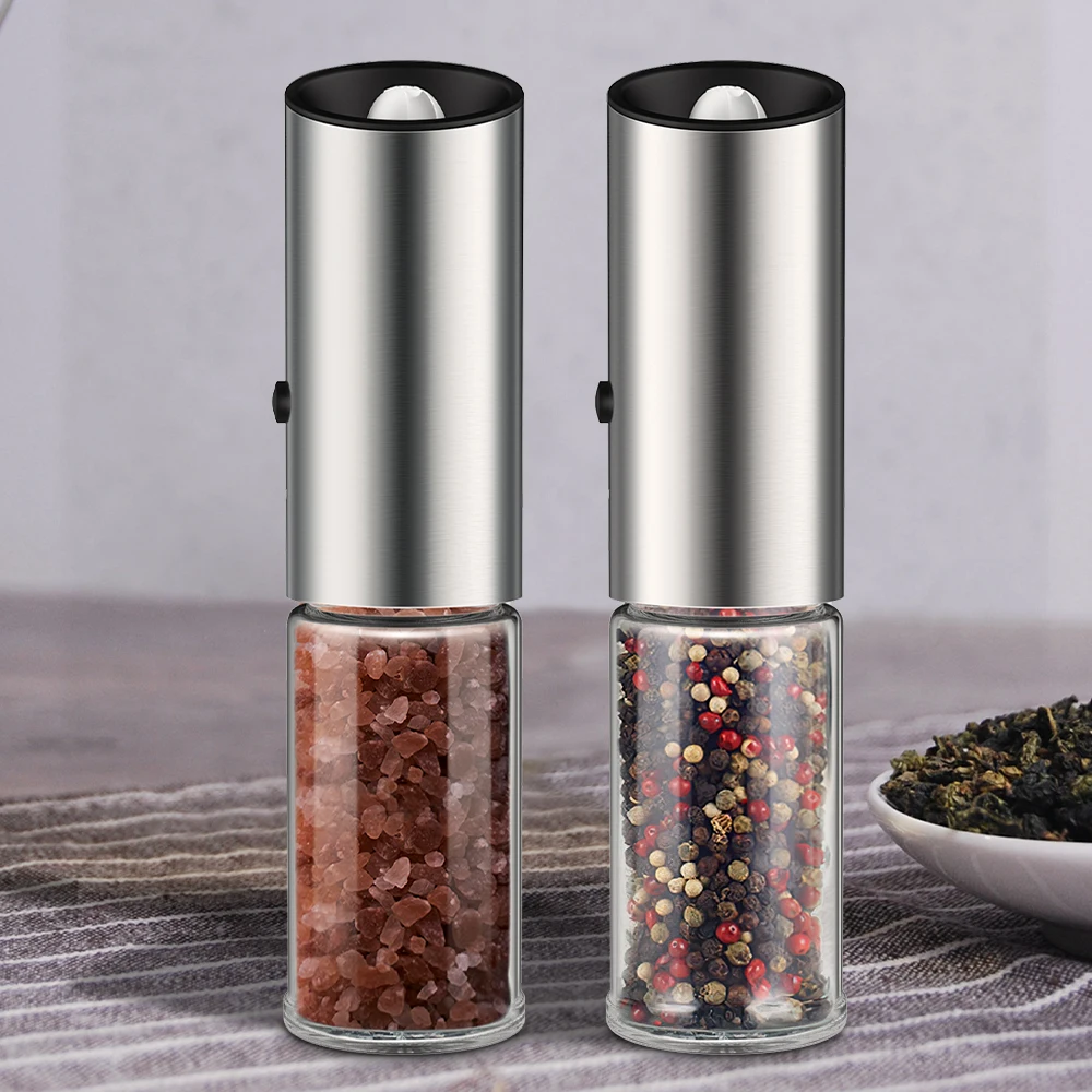 USB Electric Pepper Grinder Automatic Stainless Steel Electric Salt And Pepper Grinder For Home Kitchen Restaurant Grain Grinder
USB Electric Pepper Grinder Automatic Stainless Steel Electric Salt And Pepper Grinder For Home Kitchen Restaurant Grain Grinder