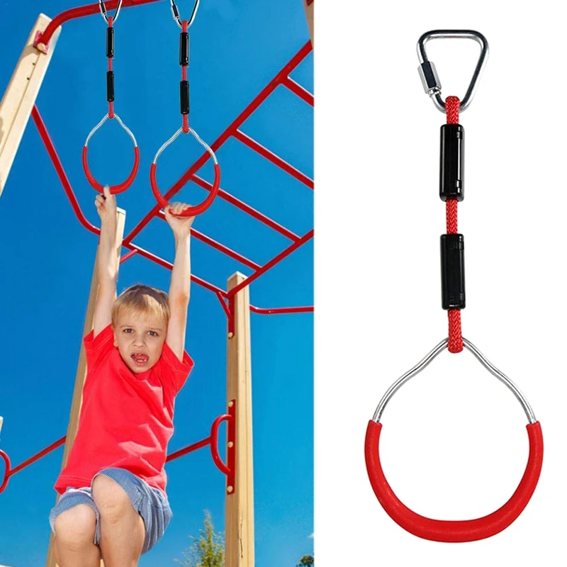 Swing Bar Rings 3PCS adjustable Colorful Swing Gymnastic Rings for Kids Boys Girls Weatherproof Outdoor Gymnastic Ring Ninja Obs
Swing Bar Rings 3PCS adjustable Colorful Swing Gymnastic Rings for Kids Boys Girls Weatherproof Outdoor Gymnastic Ring Ninja Obs