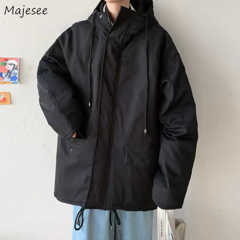 Men Parkas Hooded Simple Couple Unisex Warm Windbreaker Mens Puffer Jacket Outwear Cargo Coat Overall Casual Trendy Ulzzang Chic
Men Parkas Hooded Simple Couple Unisex Warm Windbreaker Mens Puffer Jacket Outwear Cargo Coat Overall Casual Trendy Ulzzang Chic