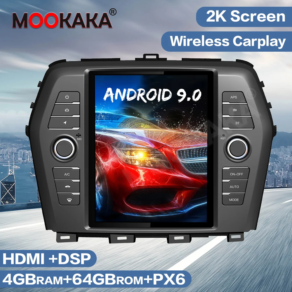 Tesla Style Android 9.0 4G 64GB Car GPS Navigation Radio For Nissan Maxima 2016 Auto Stereo Multimedia Player Head Unit Carplay
Tesla Style Android 9.0 4G 64GB Car GPS Navigation Radio For Nissan Maxima 2016 Auto Stereo Multimedia Player Head Unit Carplay