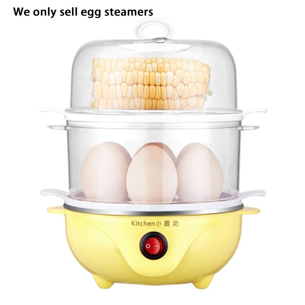 Stainless Steel Doublex Layer 14 Eggs Capacity Egg Boiler Steamer Electric Egg Cooker Corn Milk Steamed Kitchen Cooking Machine
Stainless Steel Doublex Layer 14 Eggs Capacity Egg Boiler Steamer Electric Egg Cooker Corn Milk Steamed Kitchen Cooking Machine