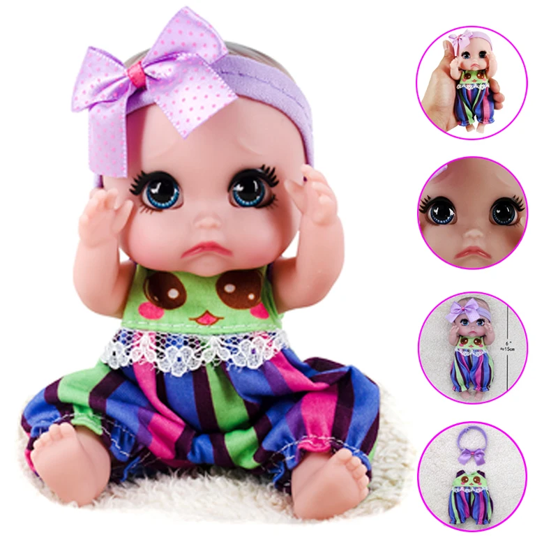 2021 New Pocket Dolls Cry Babies 6 Inches Full Vinyl Mini Doll Meet 15Cm Blue Hearts Eyes Cat Clothes Diy Little Toys Xmas Gift
2021 New Pocket Dolls Cry Babies 6 Inches Full Vinyl Mini Doll Meet 15Cm Blue Hearts Eyes Cat Clothes Diy Little Toys Xmas Gift