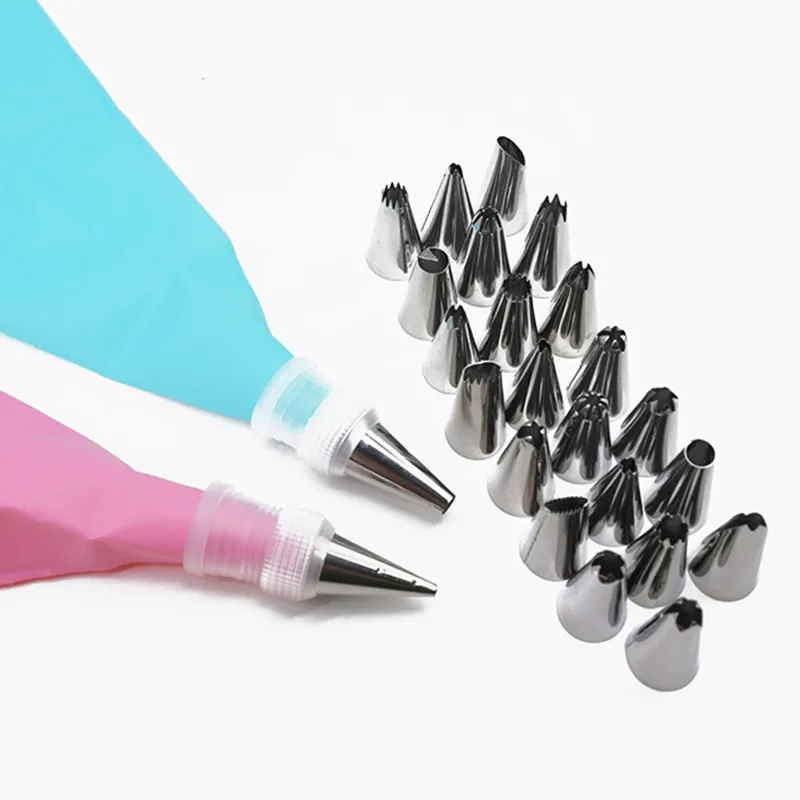 8/16/26pcs Stainless Steel Flower Mouth Sets Ice Cream Cupcake Nozzles Pink Pastry Bag For DIY Birthday Party Cake Baking Tools
8/16/26pcs Stainless Steel Flower Mouth Sets Ice Cream Cupcake Nozzles Pink Pastry Bag For DIY Birthday Party Cake Baking Tools