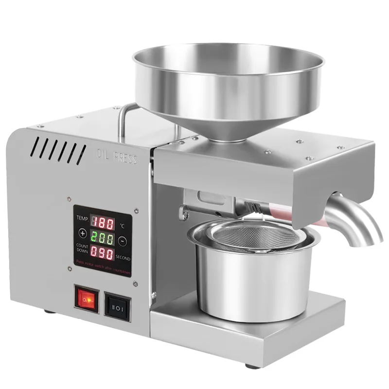 X5S 220V / 110V Intelligent Oil Press Automatic Household and Commercial Stainless Steel Hot and Cold Oil Extraction Machine
X5S 220V / 110V Intelligent Oil Press Automatic Household and Commercial Stainless Steel Hot and Cold Oil Extraction Machine
