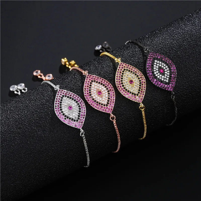 VAGZEB New Fashion Red CZ Stone Bracelets Bangles Adjustable Trendy Gold Silver Color Evil Eye Charm Bracelets For Women
VAGZEB New Fashion Red CZ Stone Bracelets Bangles Adjustable Trendy Gold Silver Color Evil Eye Charm Bracelets For Women