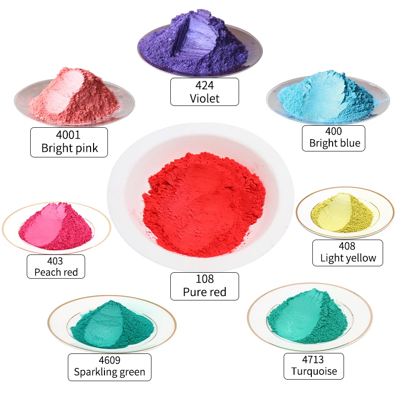 50g/bag Handmade DIY Pearlescent Mica Powder Epoxy Resin Dye Pearl Pigment Resin Glue Pigment Material Crystal Mold Soap Making
50g/bag Handmade DIY Pearlescent Mica Powder Epoxy Resin Dye Pearl Pigment Resin Glue Pigment Material Crystal Mold Soap Making
