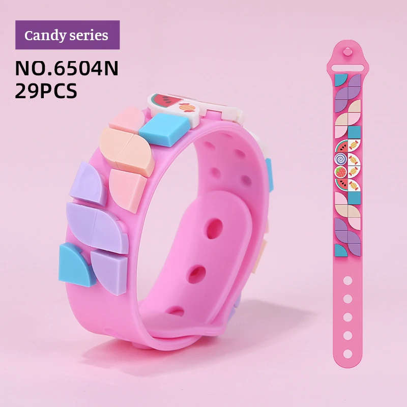 DIY building block Bracelet silicone wristband creative cartoon Bracelet children gift student toy accessories 
DIY building block Bracelet silicone wristband creative cartoon Bracelet children gift student toy accessories