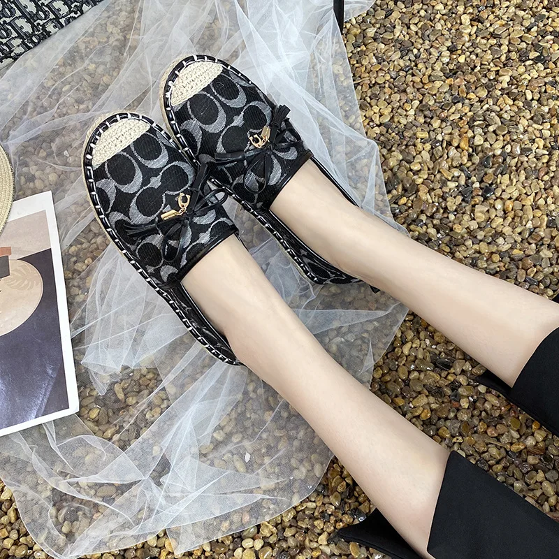 Luxury Brand Design Fisherman Shoes Women 2021 Summer New Linen Straw Round Toe Lazy Shoes Comfortable Flat Loafers Women Mules
Luxury Brand Design Fisherman Shoes Women 2021 Summer New Linen Straw Round Toe Lazy Shoes Comfortable Flat Loafers Women Mules
