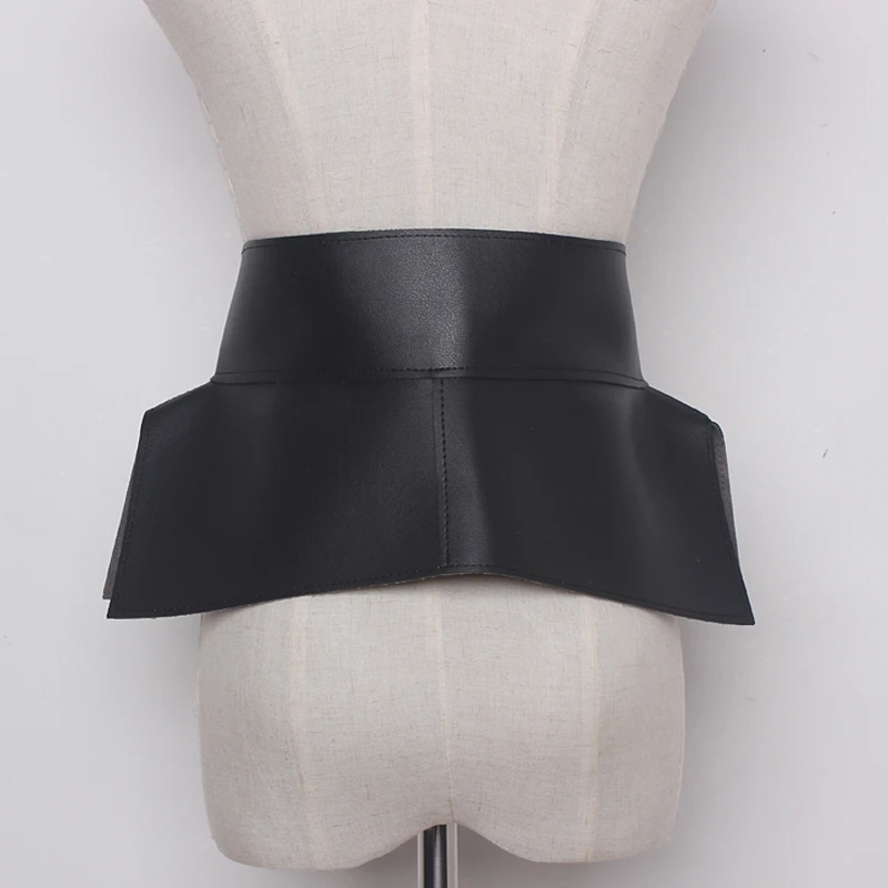 Женский пояс с баской женская юбка кожаные поясные ремни модные женские черные