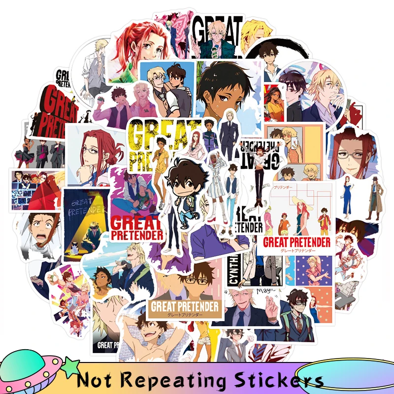 10/50Pcs/pack Cartoon Anime GREAT PRETENDER Mix Graffiti Stickers For Diy Luggage Laptop Helmet Skateboard Phone Case Kids
10/50Pcs/pack Cartoon Anime GREAT PRETENDER Mix Graffiti Stickers For Diy Luggage Laptop Helmet Skateboard Phone Case Kids