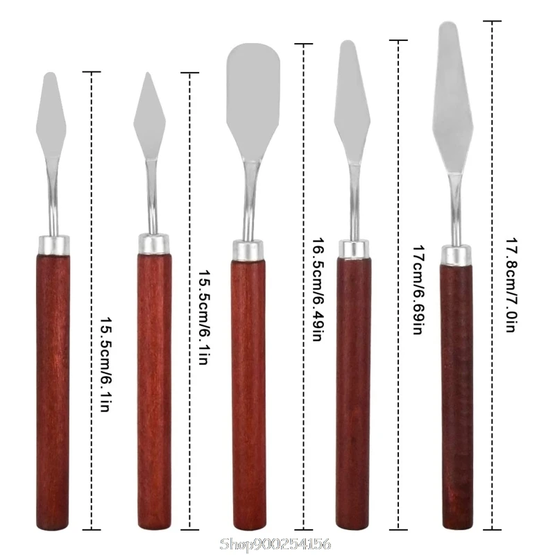 Wood Palette Knife Painting Tools, Stainless Steel Oil Painting Mixing Scraper, Painting Knife Set D02 20 Dropship
Wood Palette Knife Painting Tools, Stainless Steel Oil Painting Mixing Scraper, Painting Knife Set D02 20 Dropship