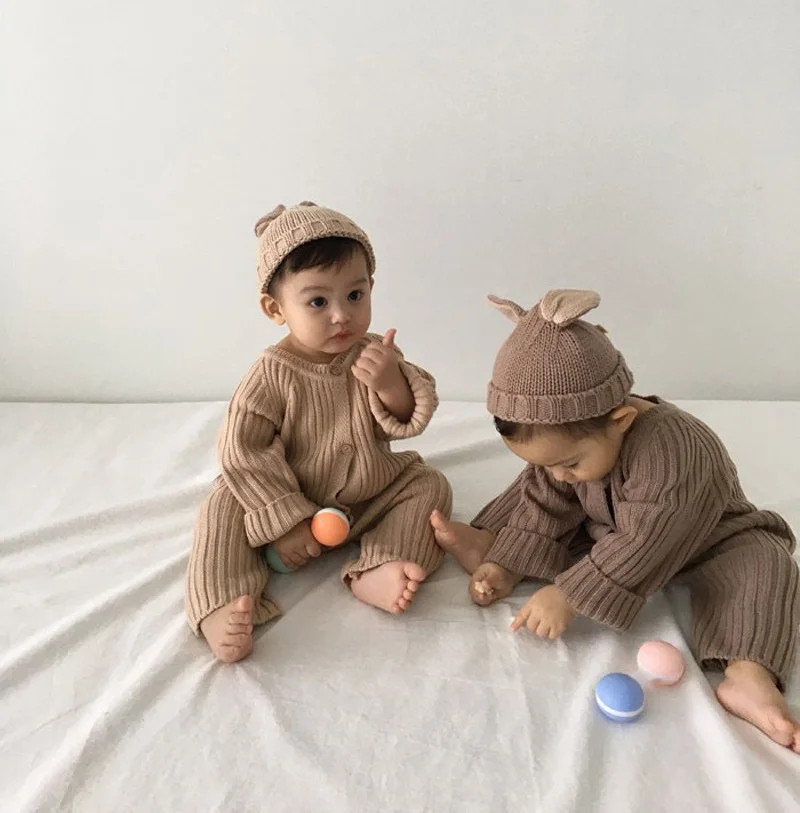 Baby Girls Knitted Solid Jumpsuit Autumn Baby Clothes Boys Long Sleeve Rompers Kids One-piece Outfits Newborn Sweater Rompers
Baby Girls Knitted Solid Jumpsuit Autumn Baby Clothes Boys Long Sleeve Rompers Kids One-piece Outfits Newborn Sweater Rompers