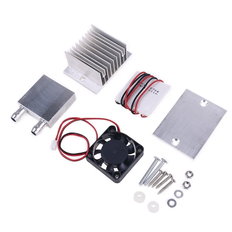Thermoelectric Peltier Cooling System Cooler Fan TEC1 12706 HHO Thermal Grease Heat radiating coolant dissipation refrigeration
Thermoelectric Peltier Cooling System Cooler Fan TEC1 12706 HHO Thermal Grease Heat radiating coolant dissipation refrigeration