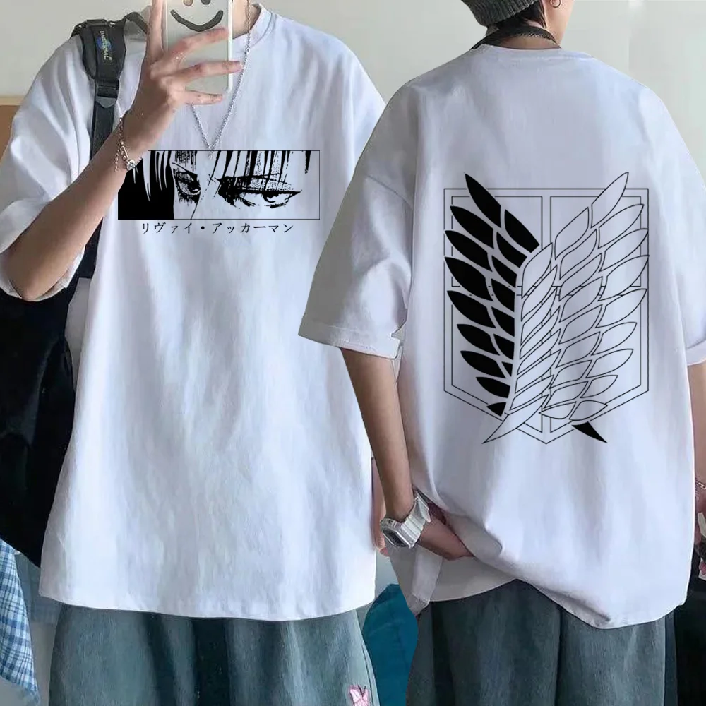2021 summer new short-sleeved anime attack giant print T-shirt male funny anime eyes hip-hop casual shirt male
2021 summer new short-sleeved anime attack giant print T-shirt male funny anime eyes hip-hop casual shirt male
