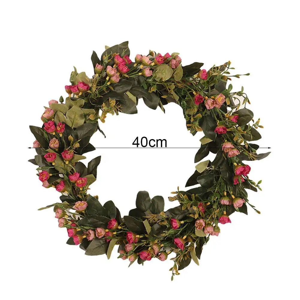 1Pcs Artificial Flower Wreath For Home Door Window Hanging Day Simulation Wreath Decor Party Wedding Wall For Valentines T8R6
1Pcs Artificial Flower Wreath For Home Door Window Hanging Day Simulation Wreath Decor Party Wedding Wall For Valentines T8R6
