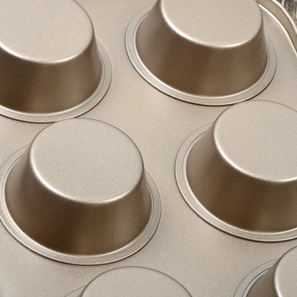 Square Cupcake Pan 6/12 Cups Muffin Tray Cupcake Mold Muffin Pan Carbon Steel Baking Pan Non Stick Bakeware Gold Black
Square Cupcake Pan 6/12 Cups Muffin Tray Cupcake Mold Muffin Pan Carbon Steel Baking Pan Non Stick Bakeware Gold Black