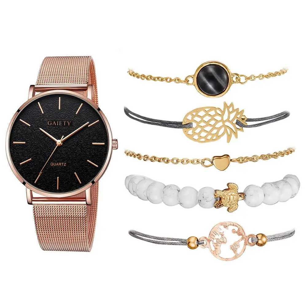 6pc/Set Dropshipping 2019 Famous Brand Gold Silver Casual Quartz Watch Women Mesh Dress Women Watches Relogio Feminino Clock
6pc/Set Dropshipping 2019 Famous Brand Gold Silver Casual Quartz Watch Women Mesh Dress Women Watches Relogio Feminino Clock