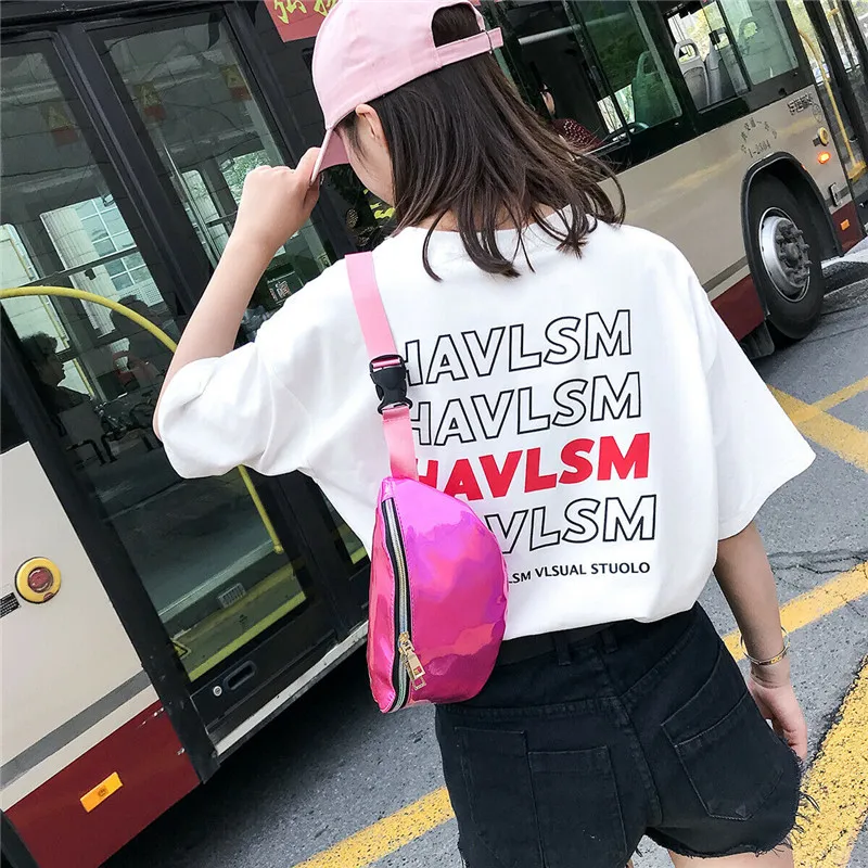 Fashion Laser Belt Bags Women Fanny Packs Bum Bags Punk Holographic Waist Pack Pouch Waterproof 2020 New Femm Leather Waist Pack
Fashion Laser Belt Bags Women Fanny Packs Bum Bags Punk Holographic Waist Pack Pouch Waterproof 2020 New Femm Leather Waist Pack