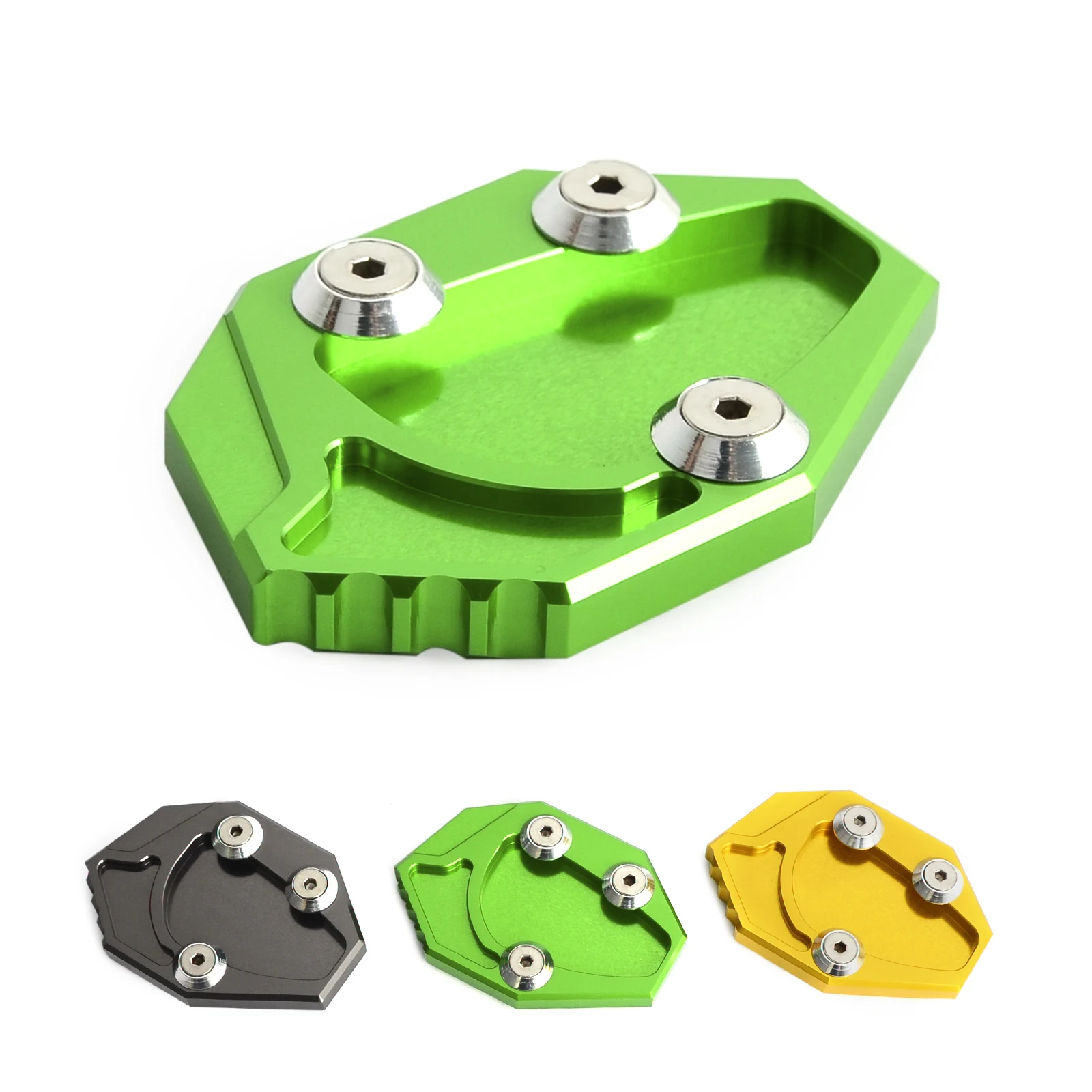 Motorcycle Kickstand Side Stand Larger Plate Pad Extentor For Kawasaki GTR1400 Ninja ZX14R ZX14 ZZR1400 Concours 14 Accessories
Motorcycle Kickstand Side Stand Larger Plate Pad Extentor For Kawasaki GTR1400 Ninja ZX14R ZX14 ZZR1400 Concours 14 Accessories