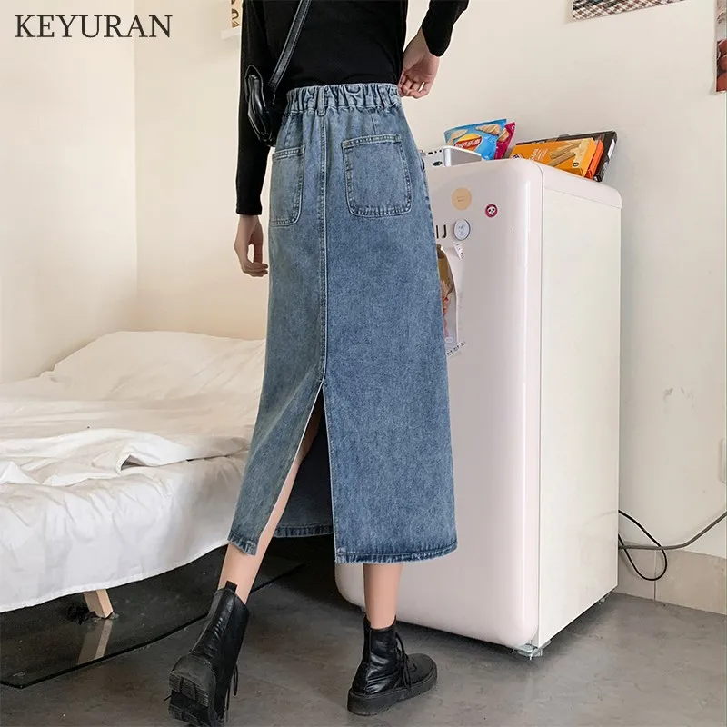 Long Back Elestic Waist Denim Skirts Womens Vintage Wash Skirt Woman Elegant Casual Jean Skirts for Women Teen Girls Clothes 4XL
Long Back Elestic Waist Denim Skirts Womens Vintage Wash Skirt Woman Elegant Casual Jean Skirts for Women Teen Girls Clothes 4XL